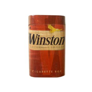 جعبه سیگار چوبی وینستون قرمز کد E-85